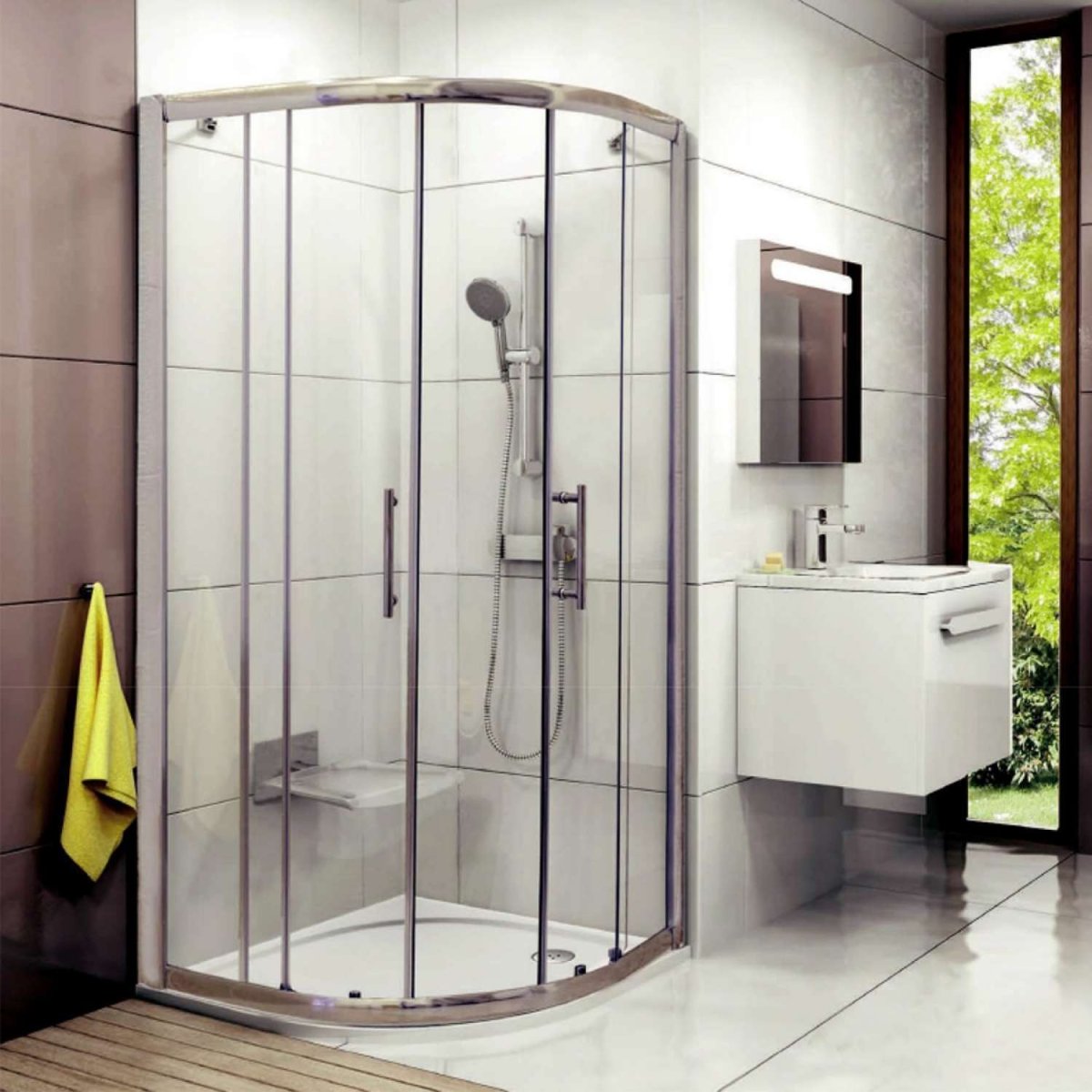 Душевой уголок Ravak Blix xp2cp4-90 низкий поддон 90см*90см