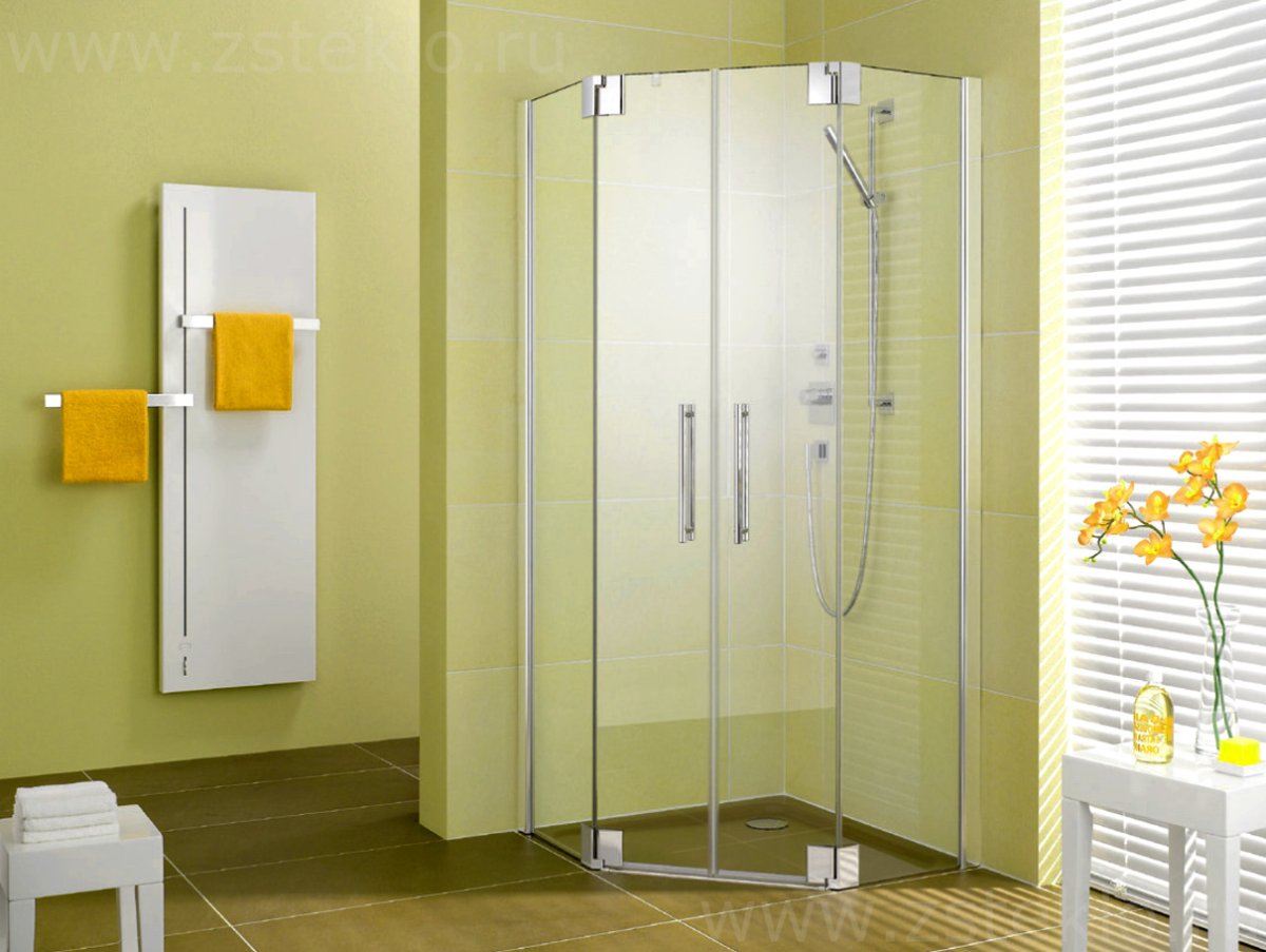 Душевой уголок 120х80 профиль бронза