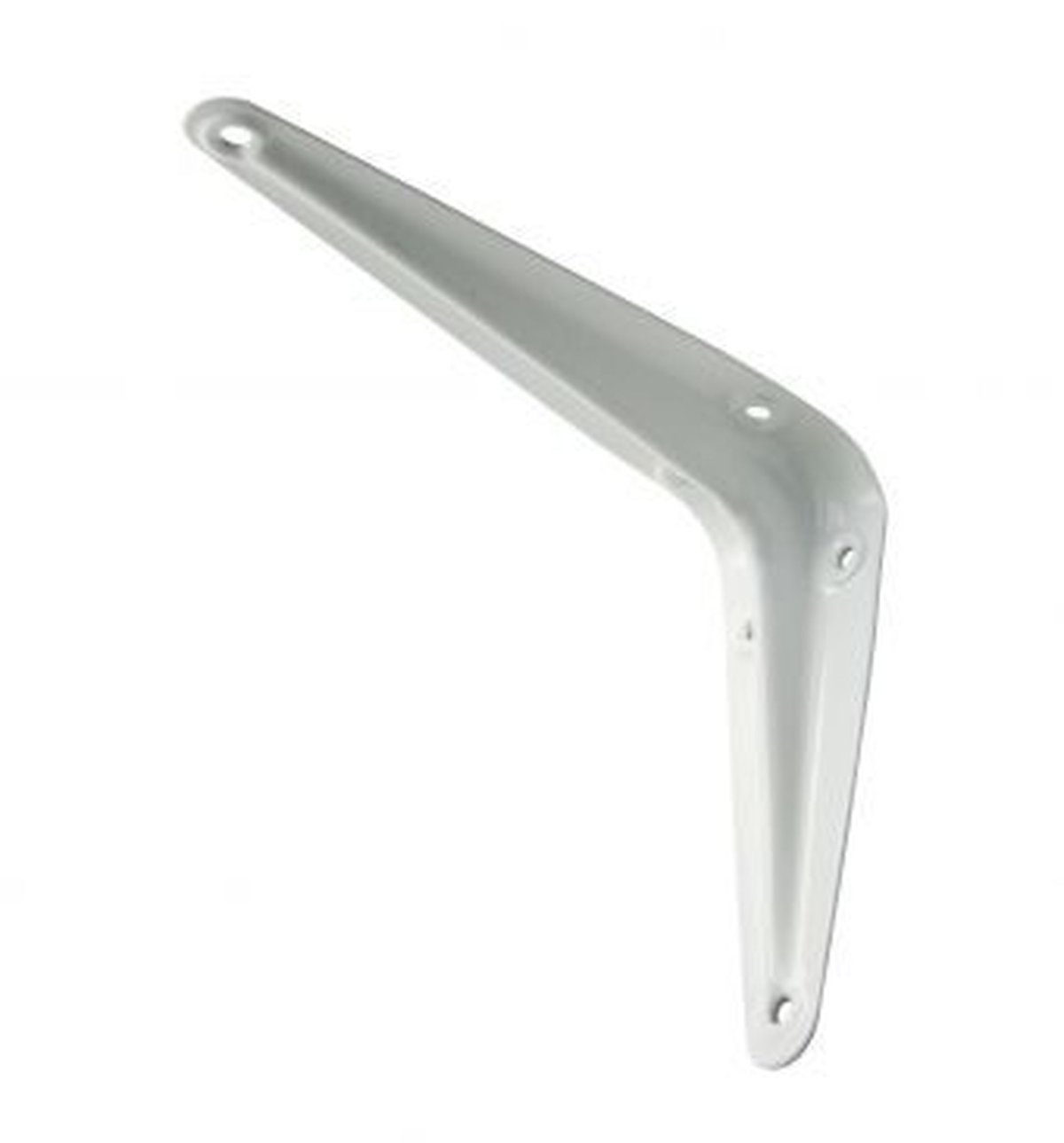 Уголок для полок консольный кронштейн 200х150мм белый