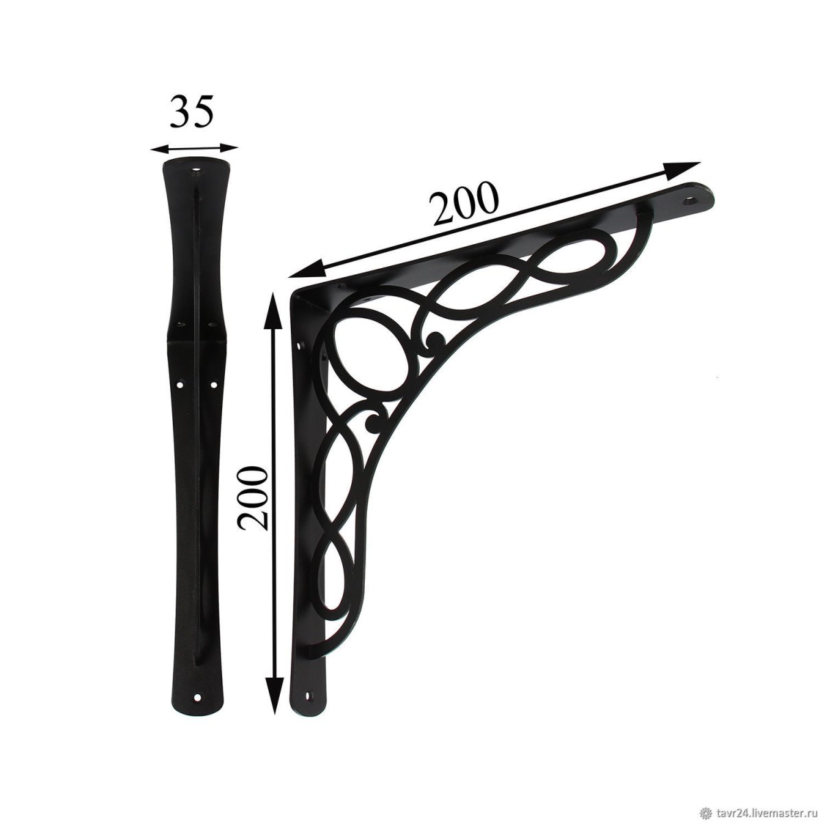 Консоль для полки