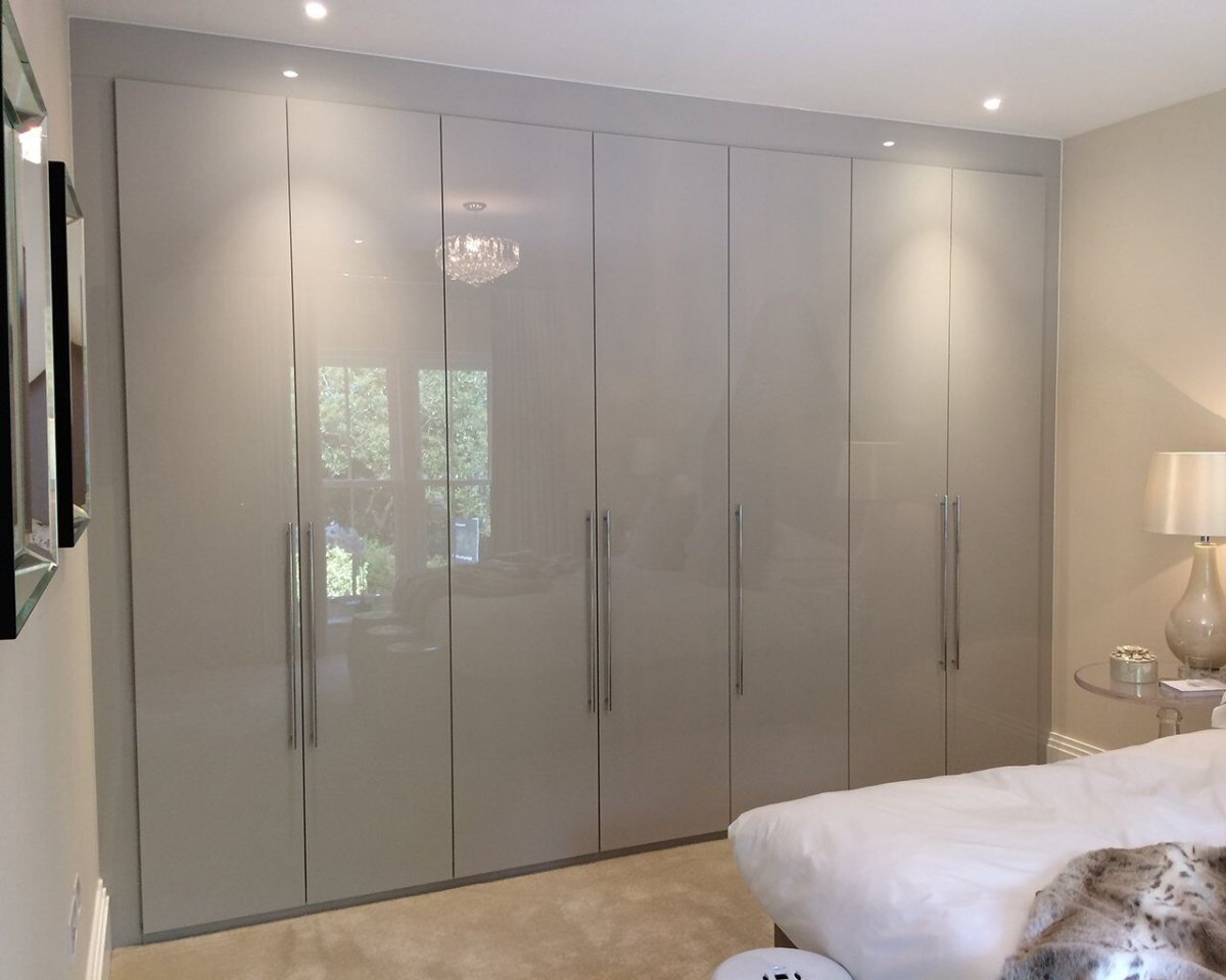 Шкаф икеа ПАКС серый