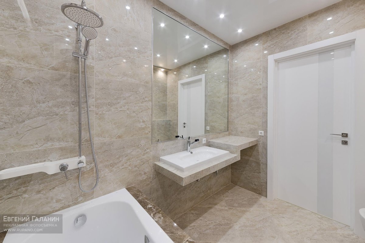 Ванна отделанная керамогранитом