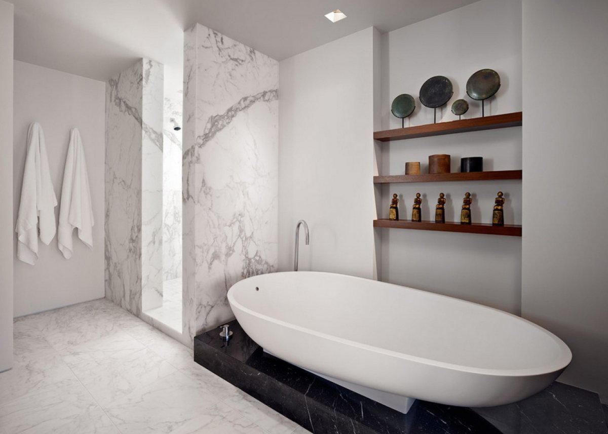 Ванная комната мрамор