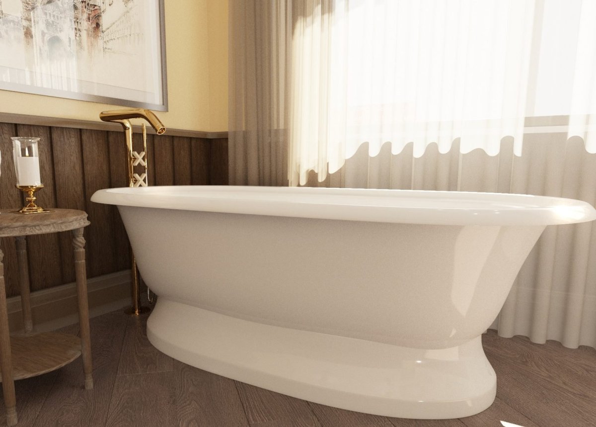 Ванна AQUASTONE Оливия на подиуме