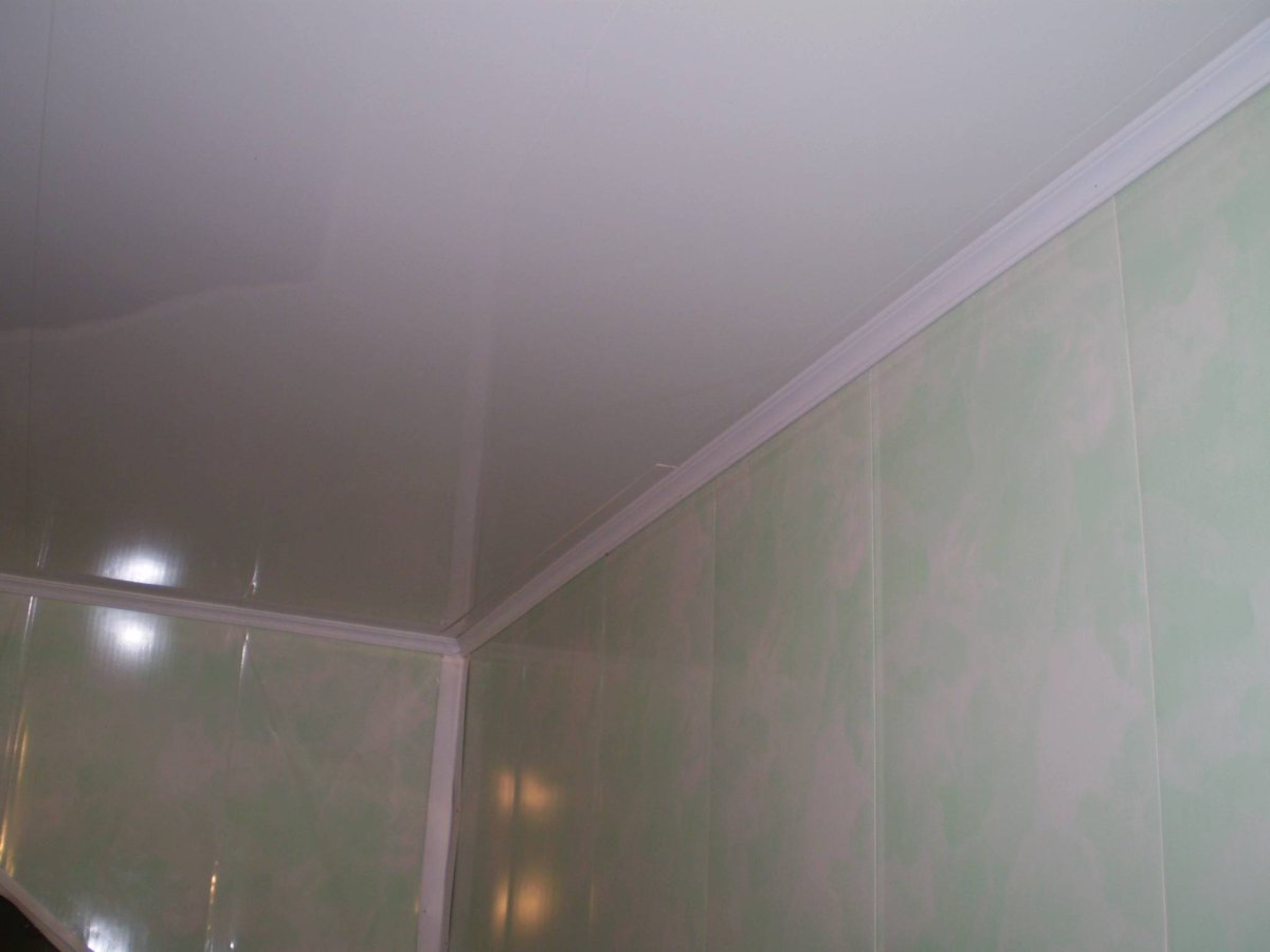 Пластиковые панели для потолка в комнате