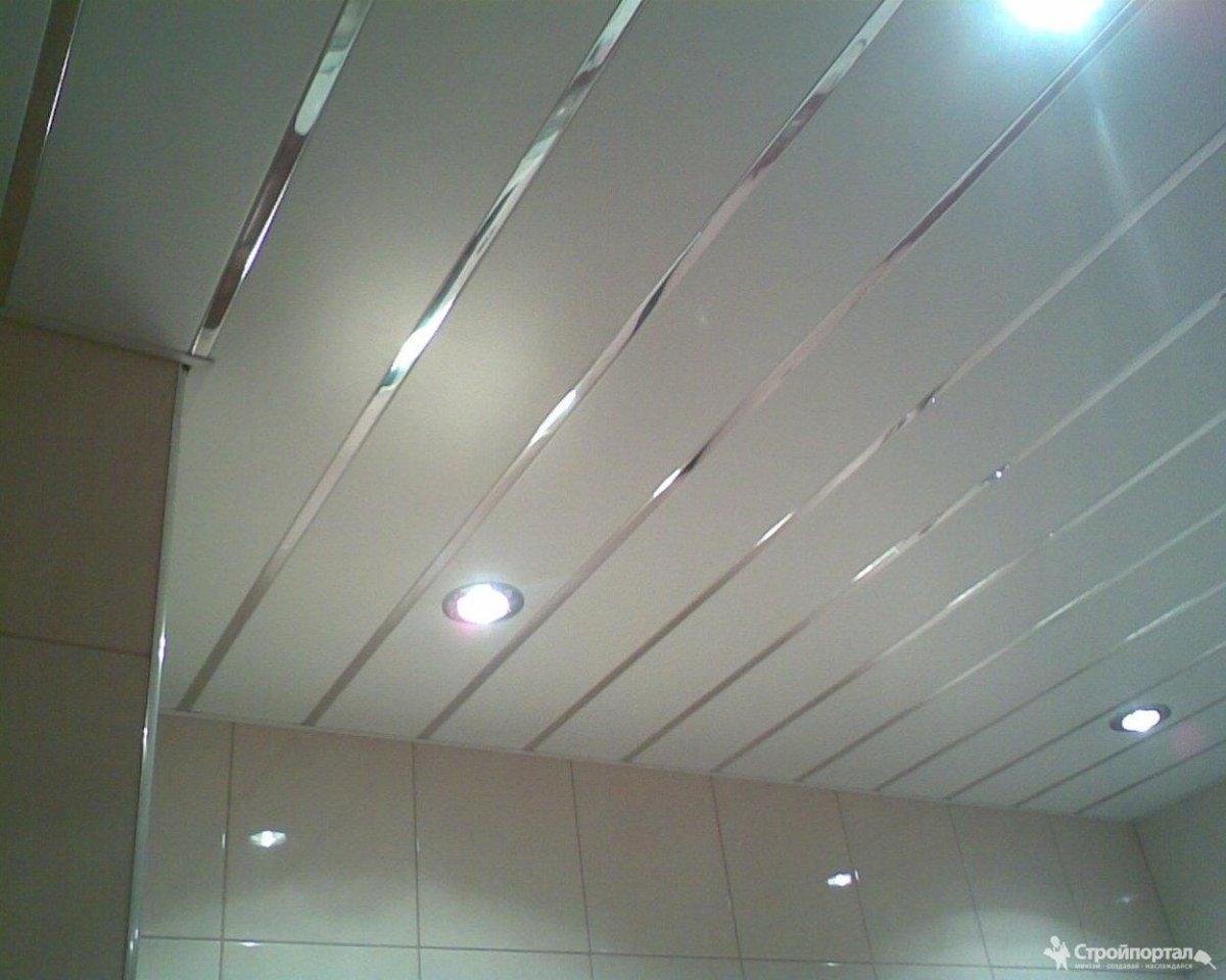 Подвесной реечный потолок Албес