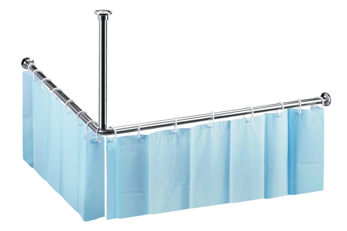 Штанга для душа угловая 90на120