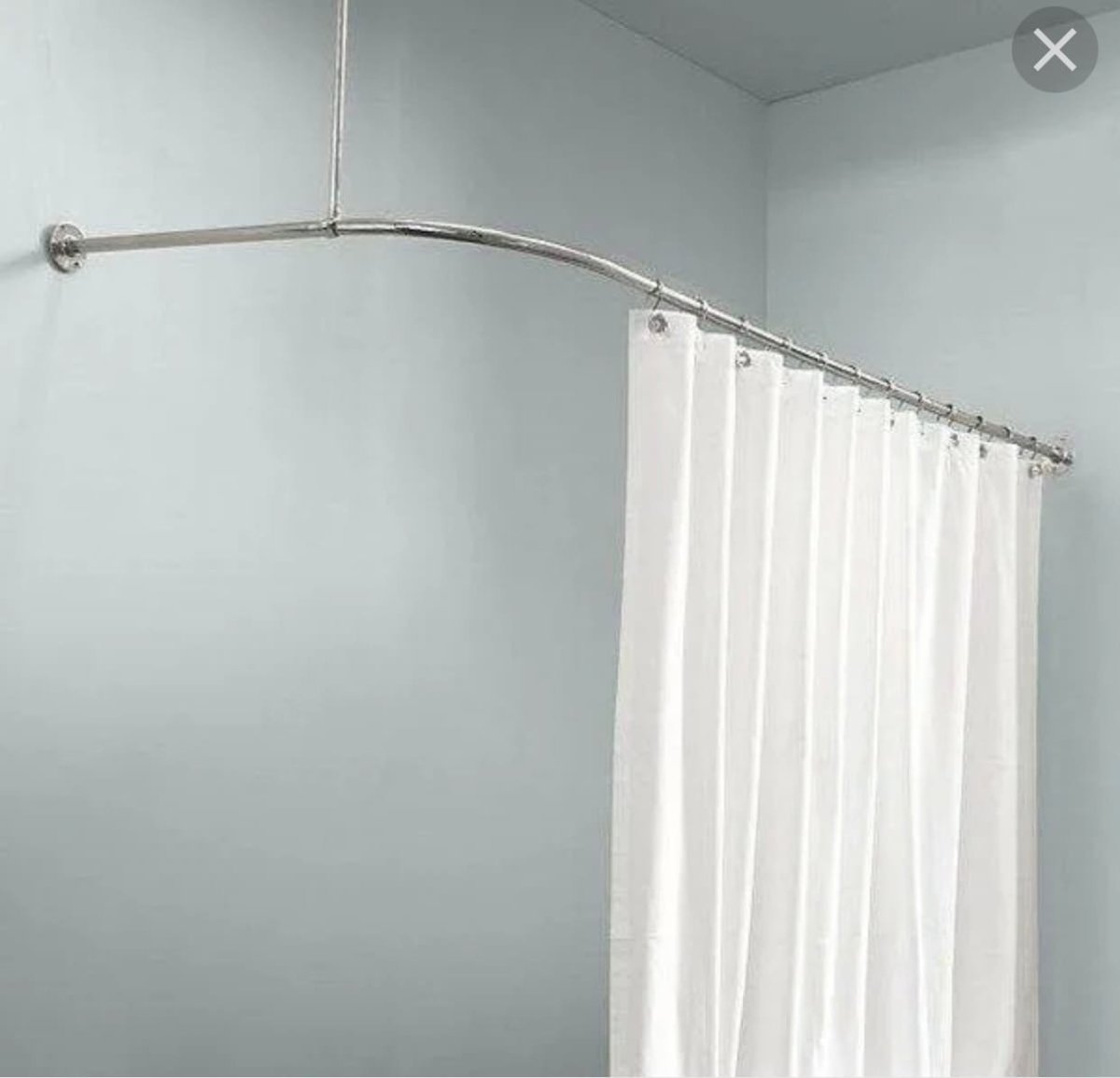 Curved Shower Curtain Rod 90х90