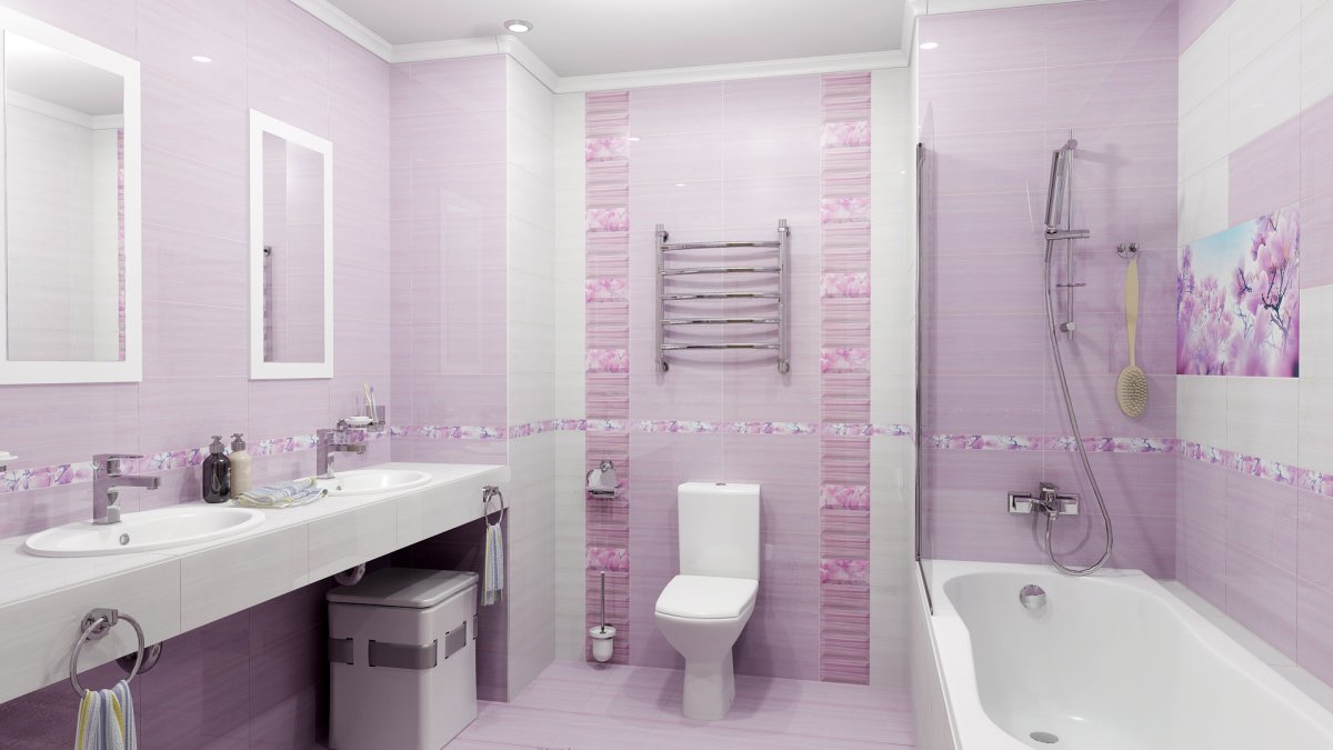 Шахтинская плитка Альмира лиловый