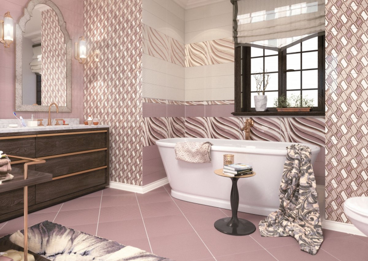 Красивый кафель для ванной комнаты