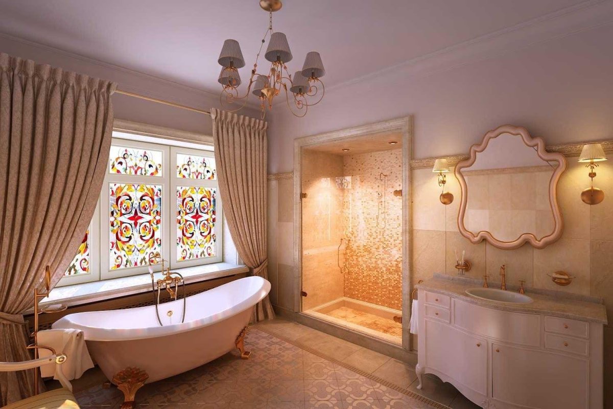 Красивый интерьер ванной