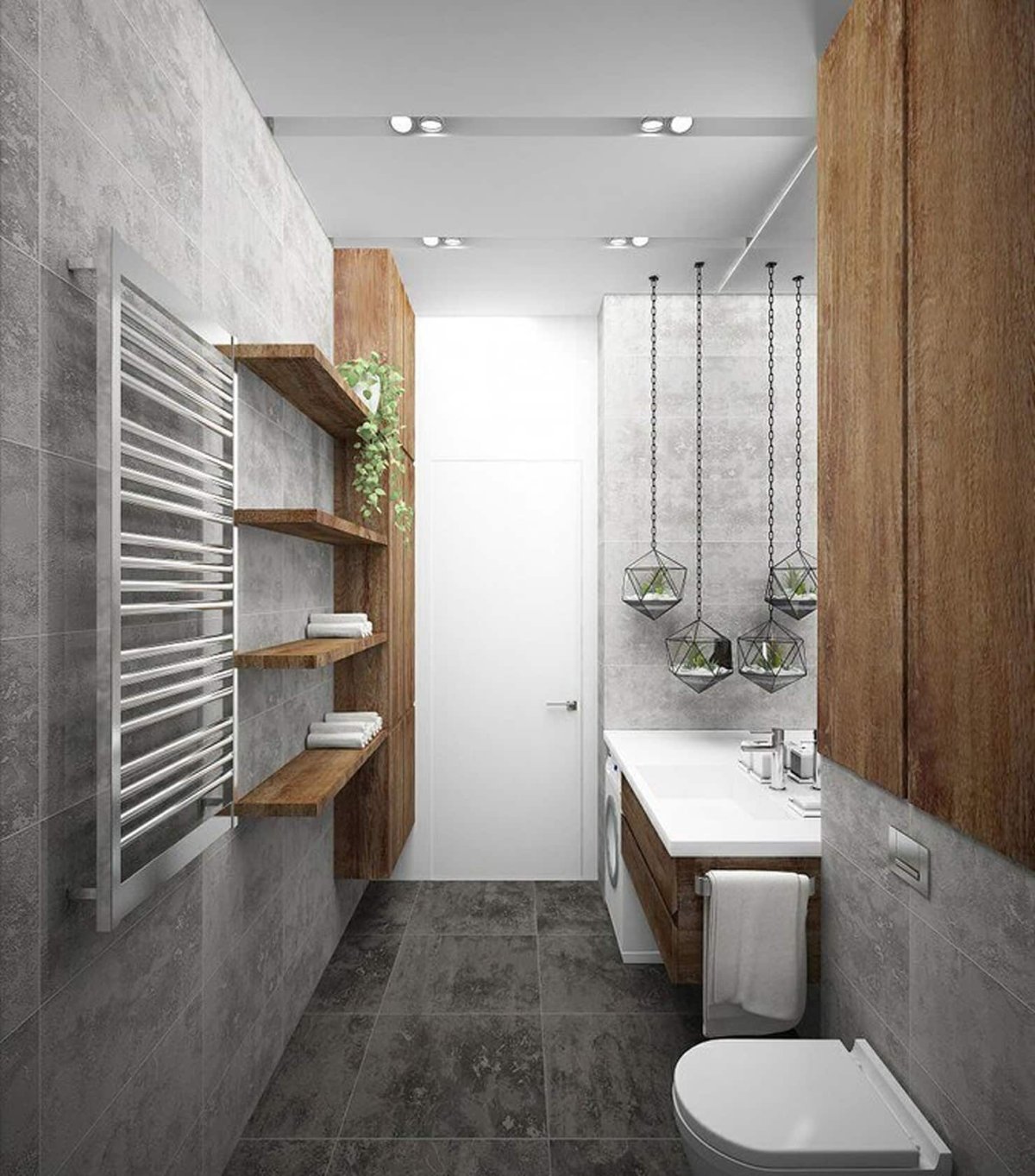 Душевая лофт 6м2