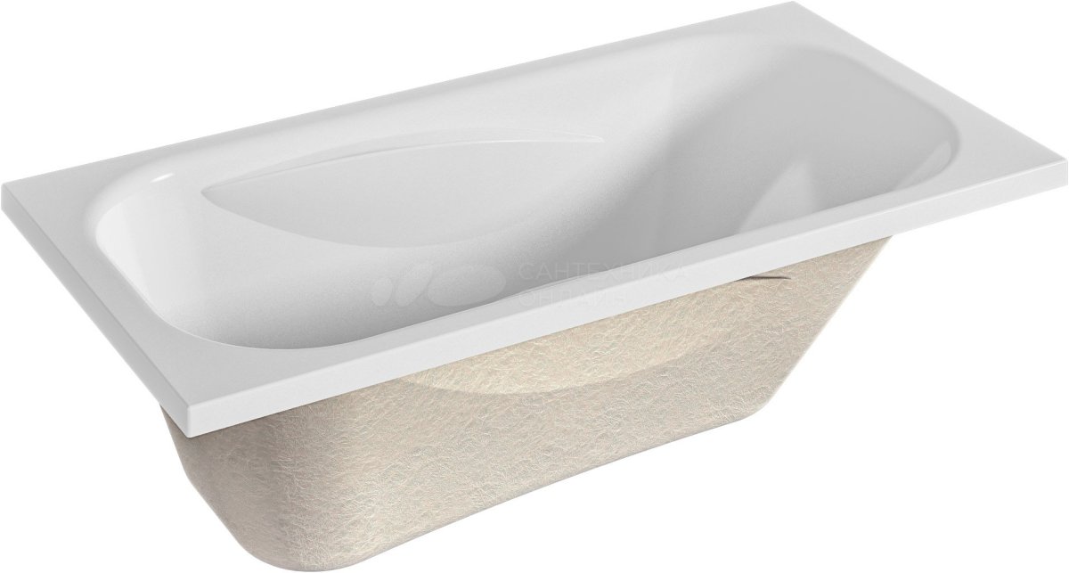 Ванна акриловая marka one Modern 120x70 белая 01мод1270