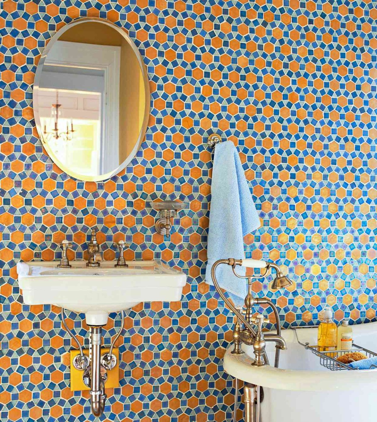 Ванная в стиле пэчворк