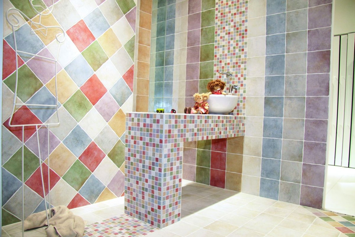 Керамогранит terrazzo colorful 90x90