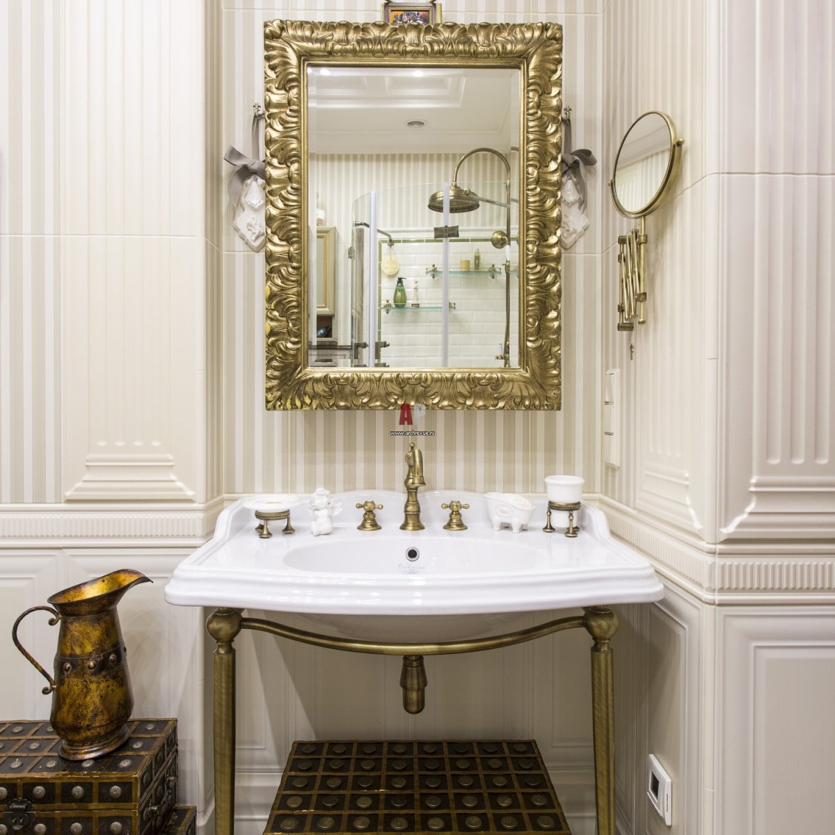 Ванная в классическом стиле
