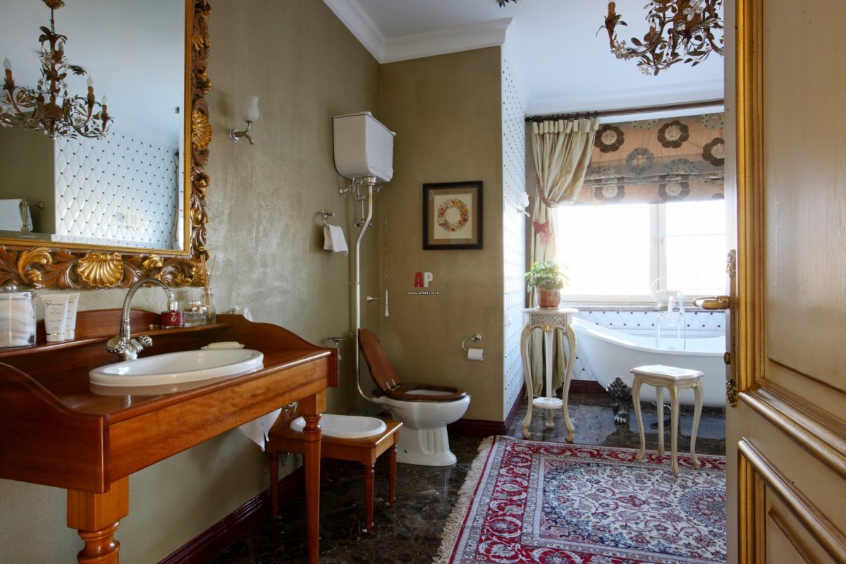 Ванная в викторианском стиле