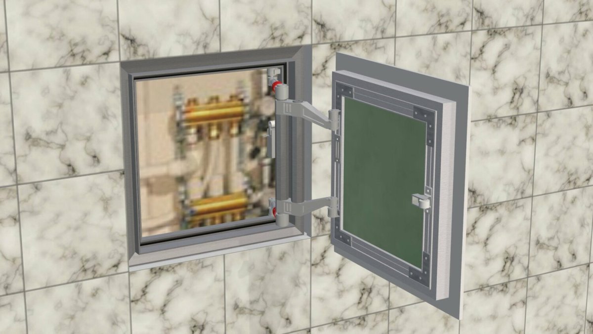 Люк под плитку секрет 3.0