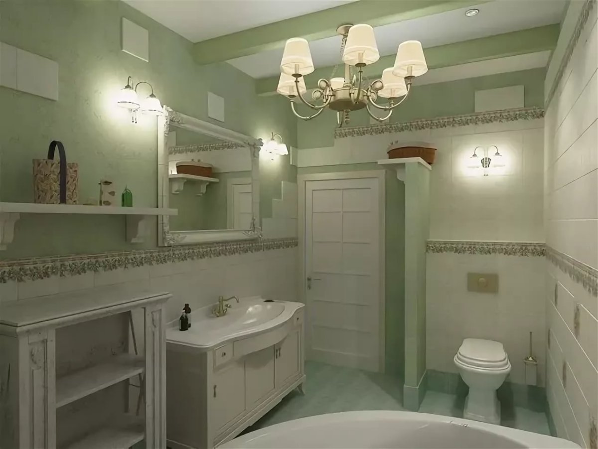 Ванная в стиле Прованс