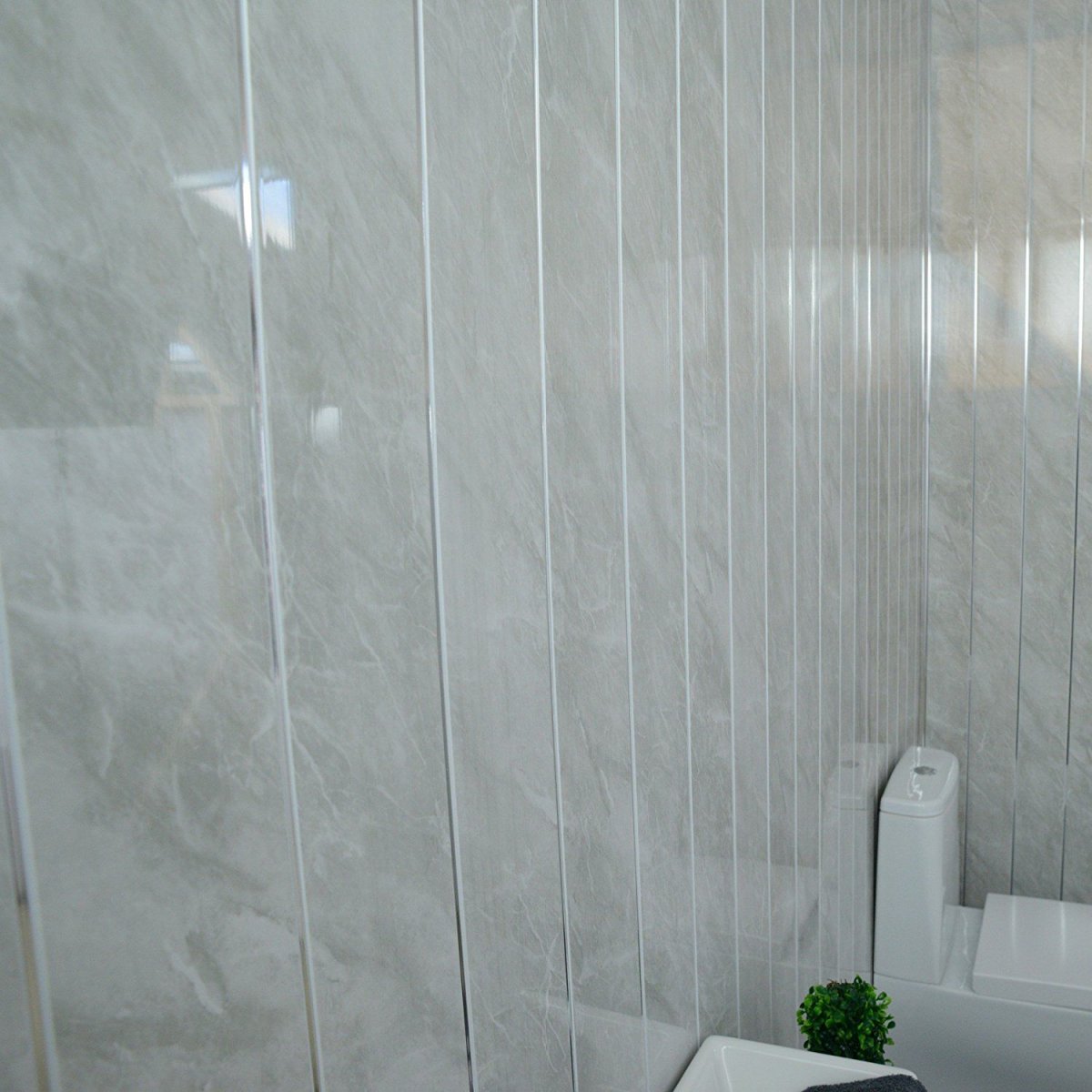 ПВХ панель Марбл грей