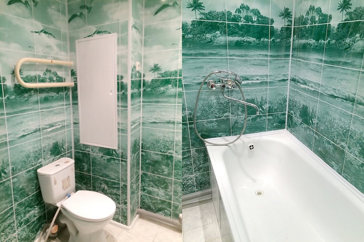 Панель ПВХ для ванной комнаты