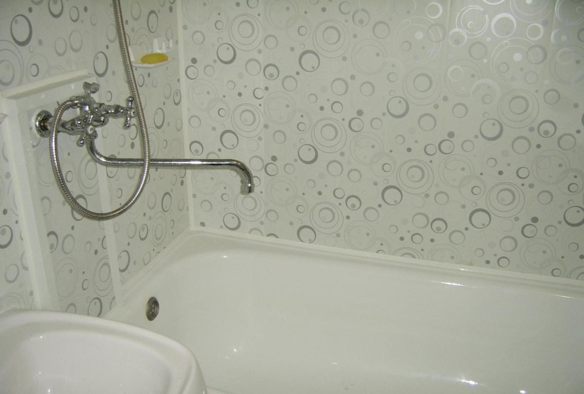 Ванная отделка пластиковыми панелями