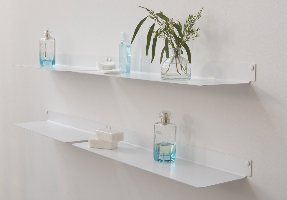 Полка "Wall Shelf-s (bas WL-001)" белая