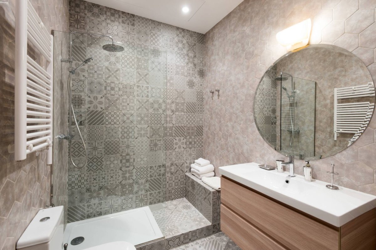 Плитка для маленькой ванной комнаты