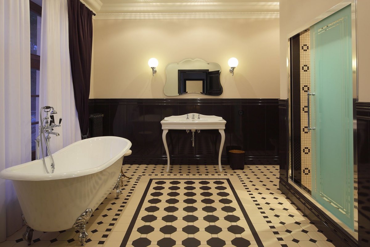 Метлахская плитка в особняке