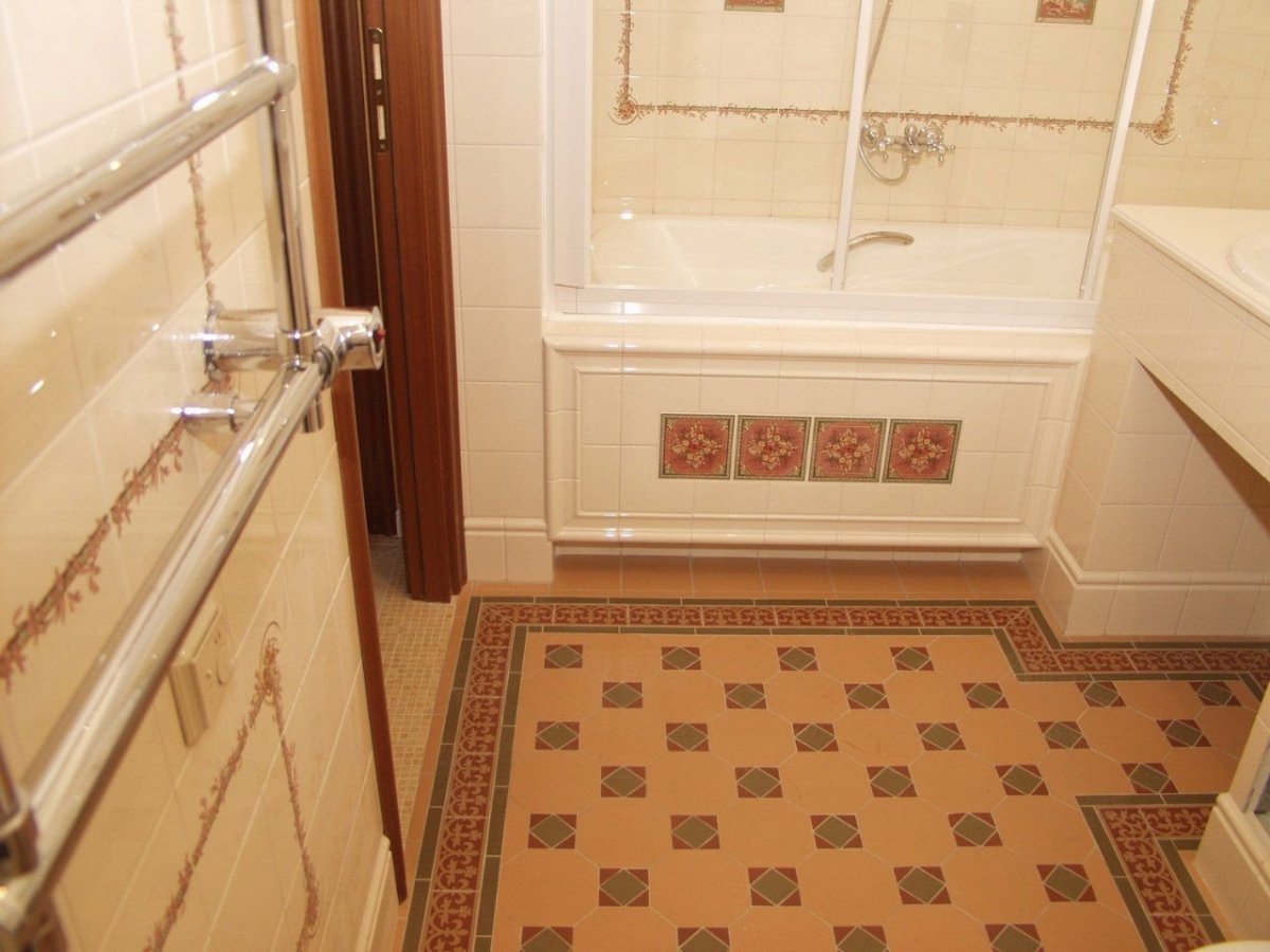 Метлахская плитка в интерьере