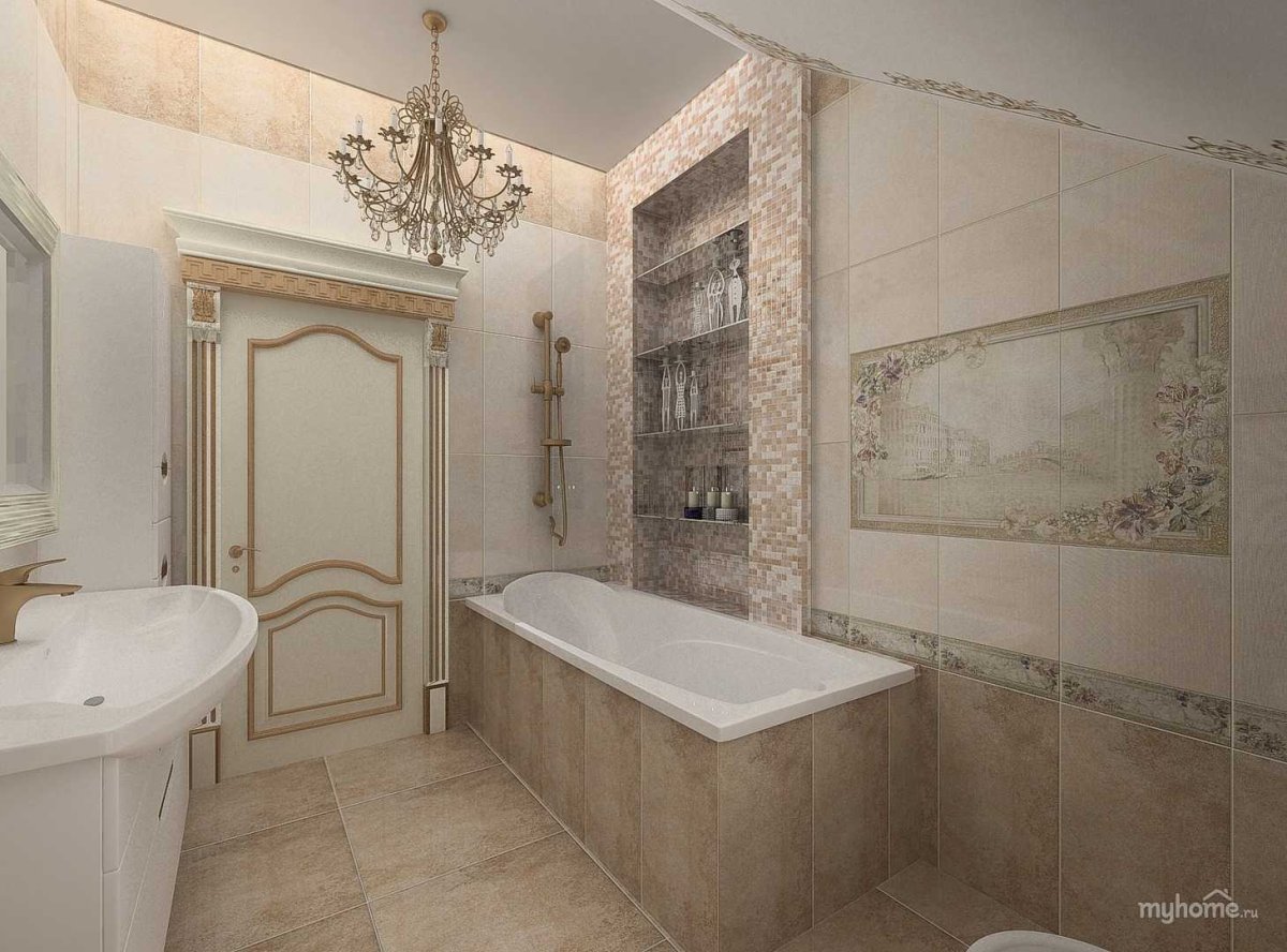 Ванная современная классика