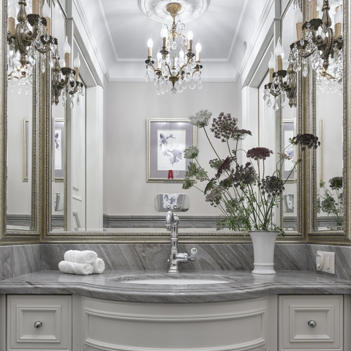 Ванная комната Неоклассика Оникс