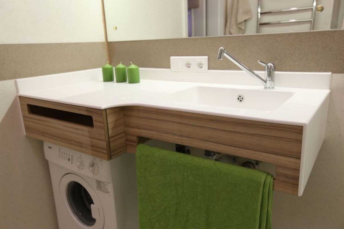 Столешница под умывальник в ванную