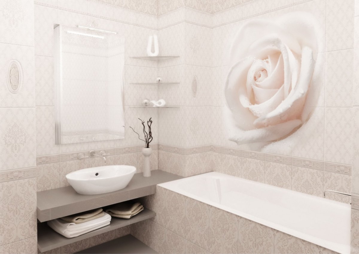 Панели ПВХ Panda Дамасский узор