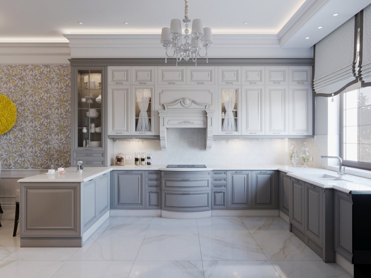 Кухня Неоклассика Мария белая