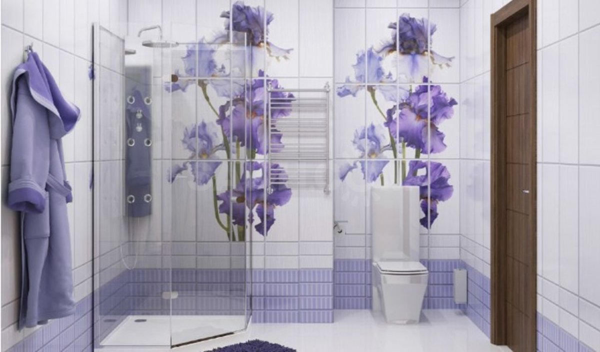 Стеновая панель ПВХ Кронапласт unique Ирис 250х2700х8мм