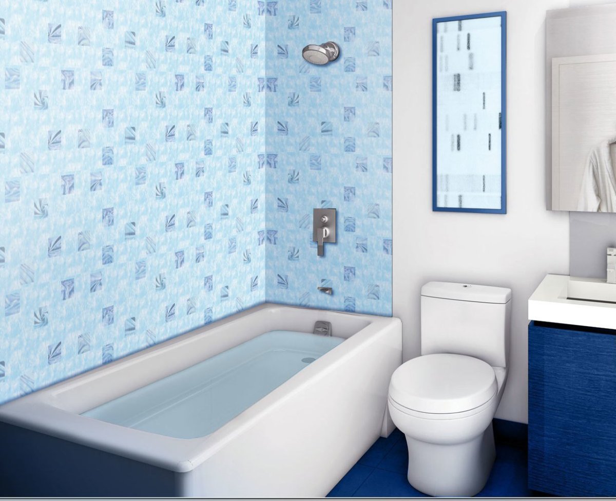 Влагостойкие панели ПВХ для ванной