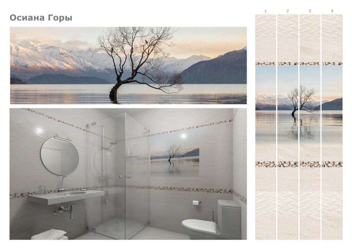 Стеновая панель ПВХ Кронапласт unique лилии