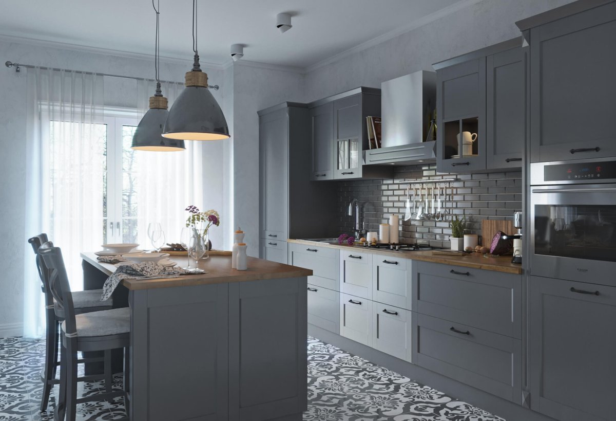 Атлас Люкс кухни белый