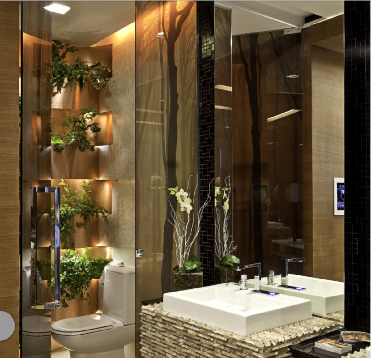 Душевая в балийском стиле