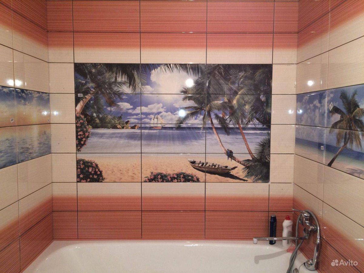 Панно из плиткимв ванную