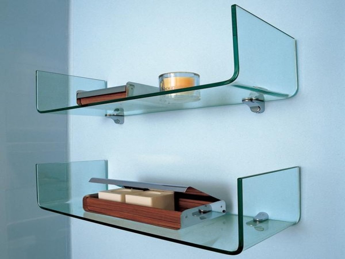 Полочка стеклянная Glass 80