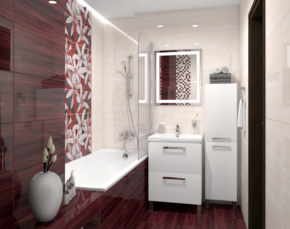 April бордо плитка