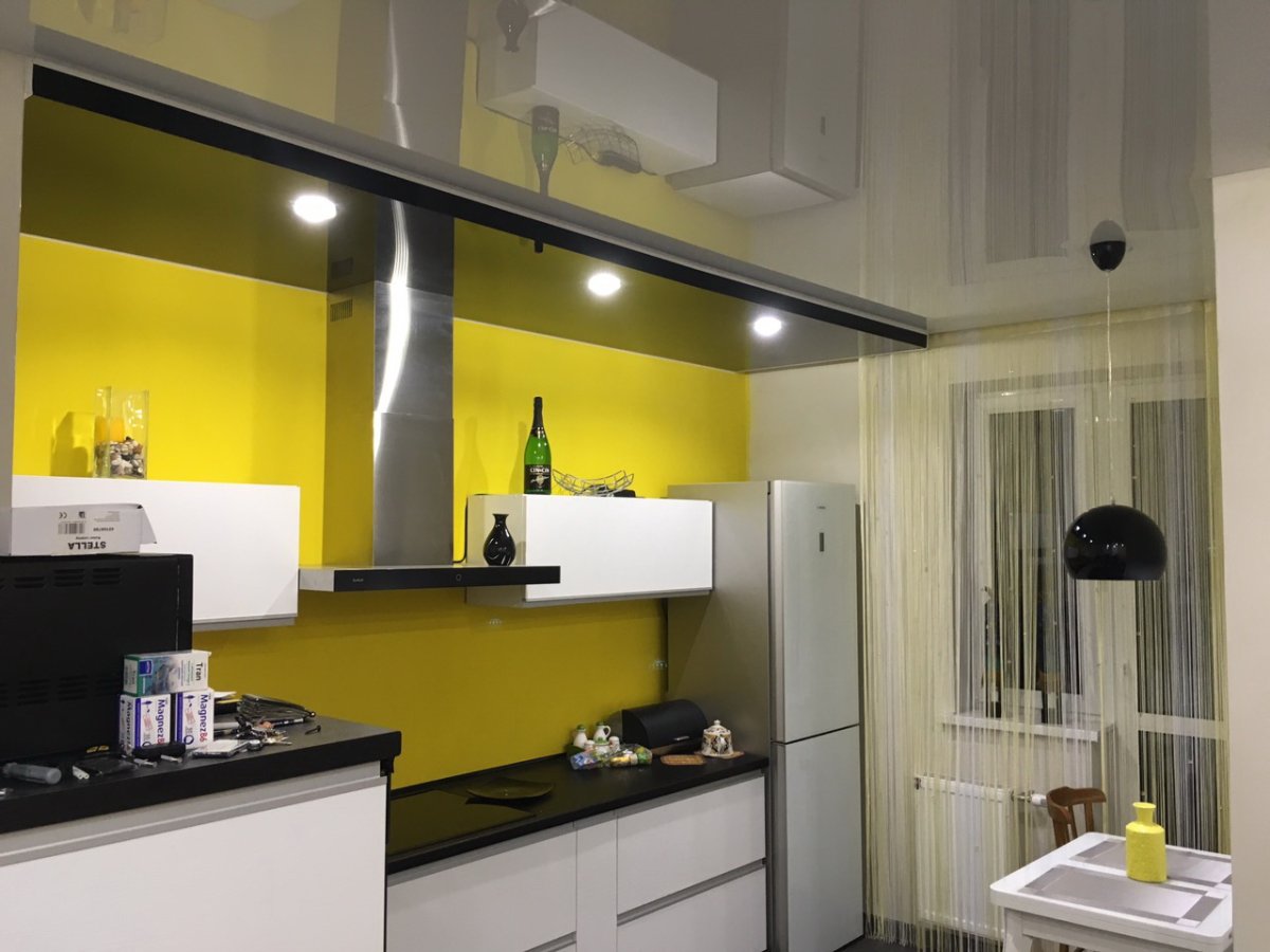 Подвесной потолок на кухне