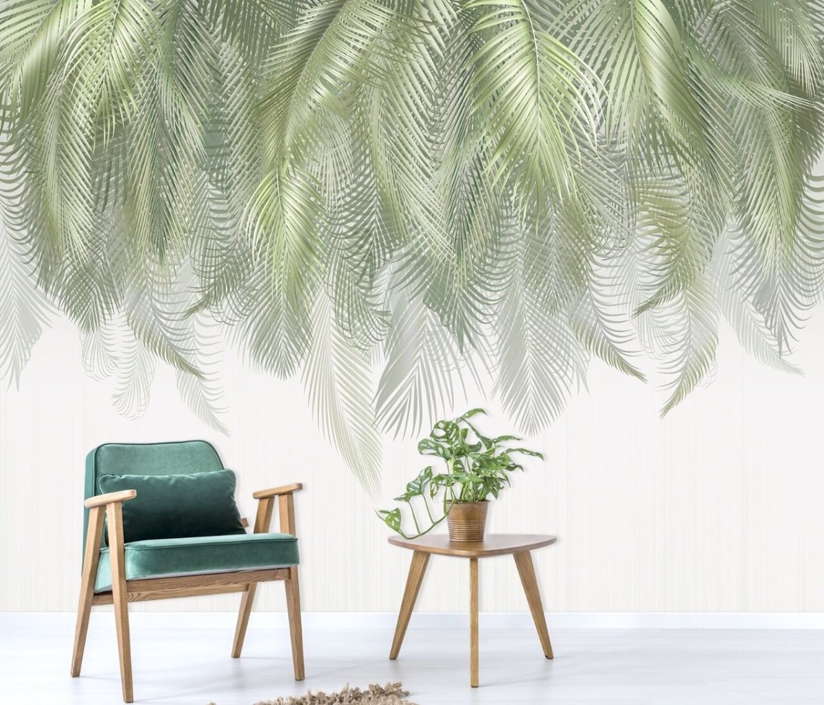 Афреско тропические листья