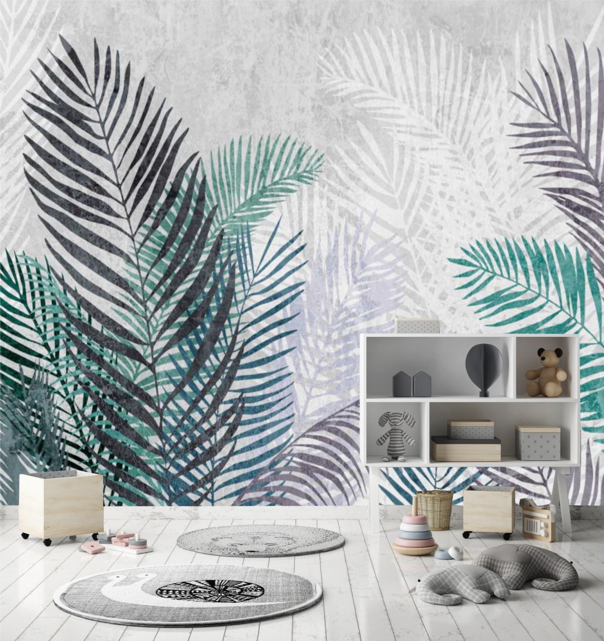 Affresco листья пальмы