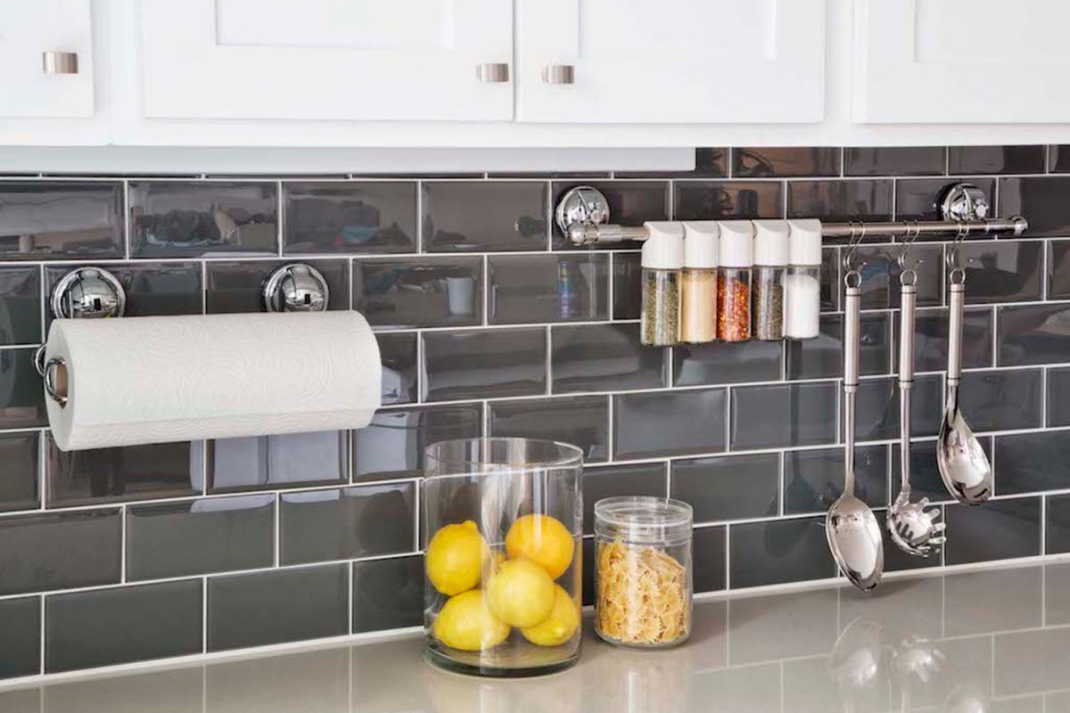 Рейлинги для кухни в интерьере