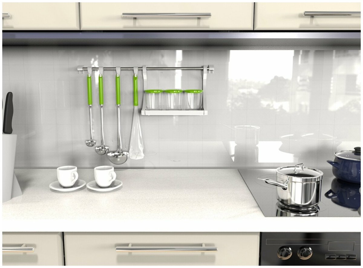 Рейлинги для кухни в интерьере