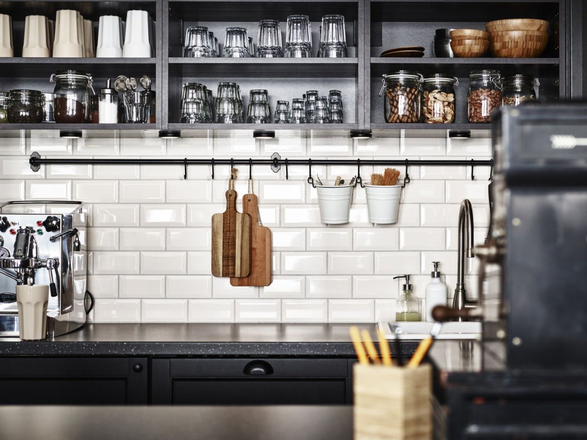 Икеа рейлинги для кухни ФИНТОРП