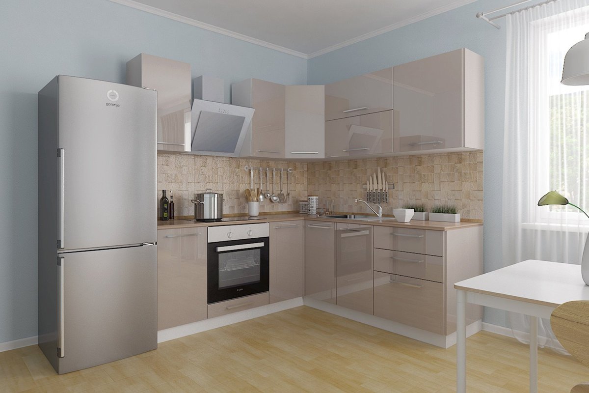 Хофф кухня Амика серый камень